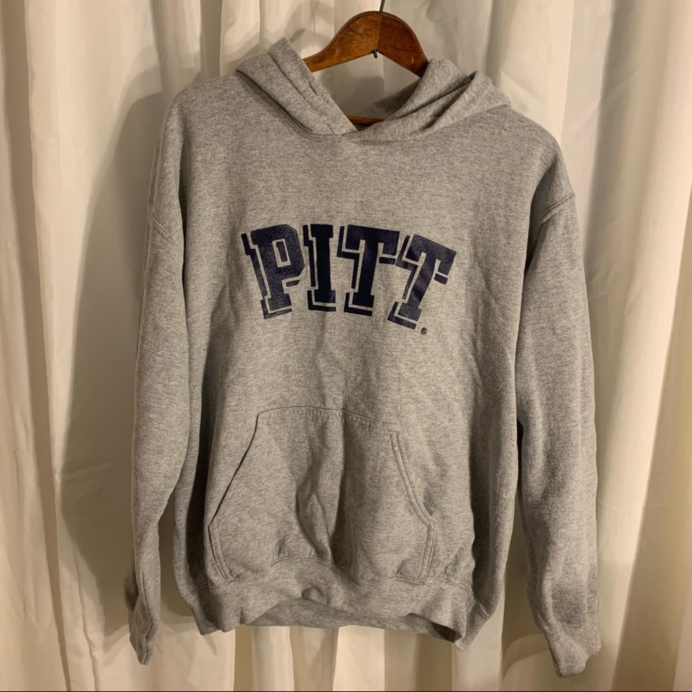 Grey Pittsburgh University Hoodie